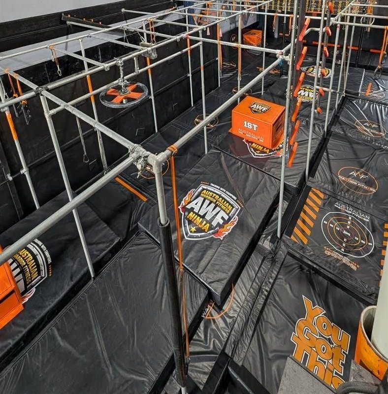 AWF ninja training facility overhead