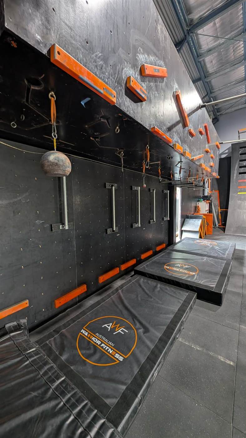 AWF overhang training wall