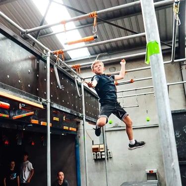 Kids school holiday ninja training at AWF Gosford