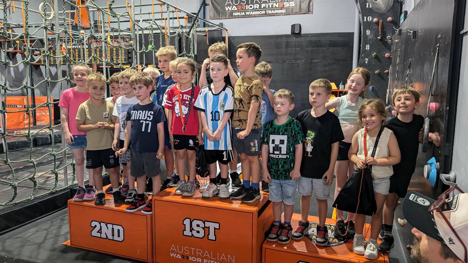 Kids ninja birthday party at AWF