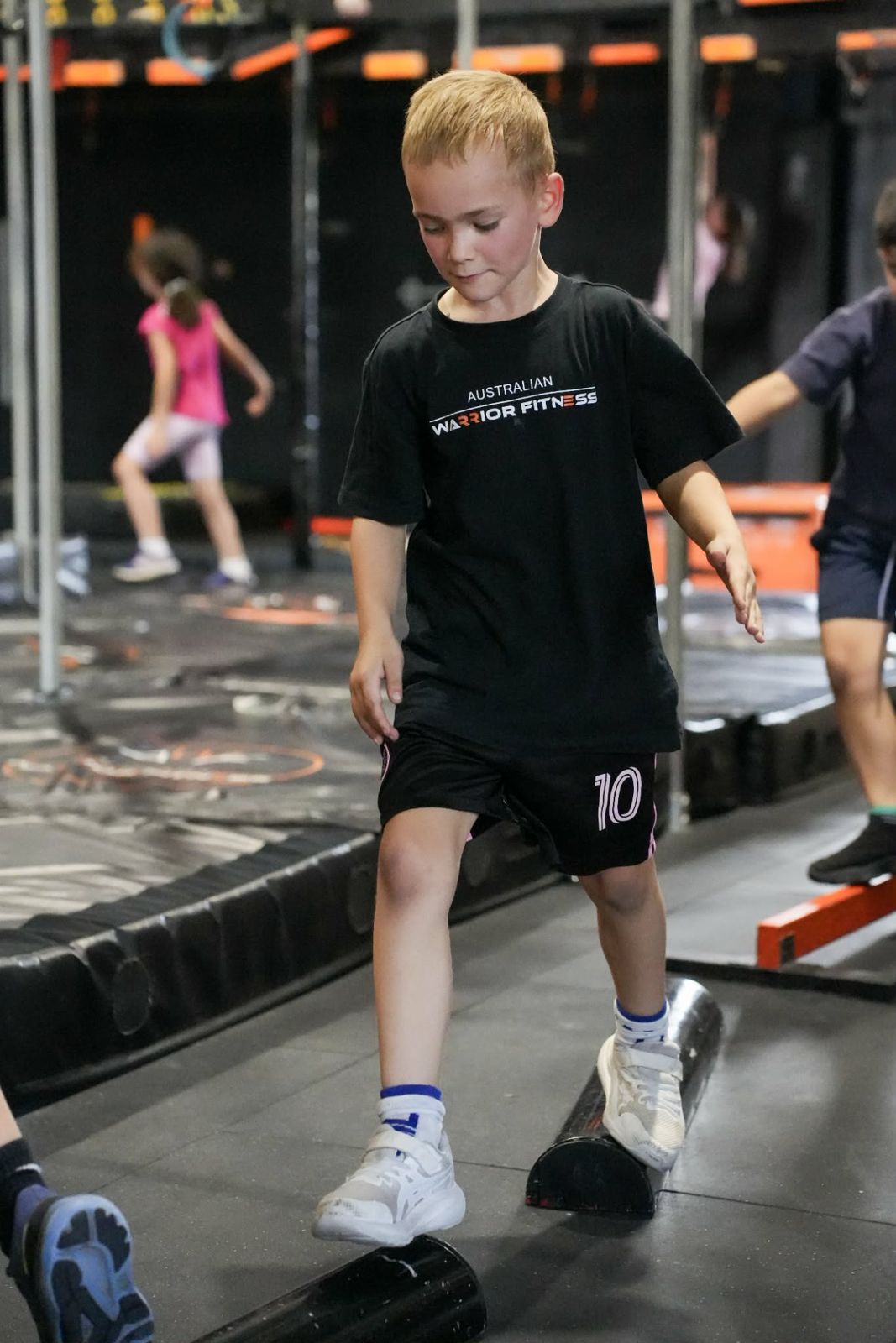 Kids ninja training at AWF Gosford